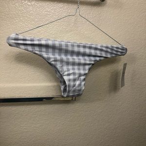 Brand new checkered swimsuit , never worn